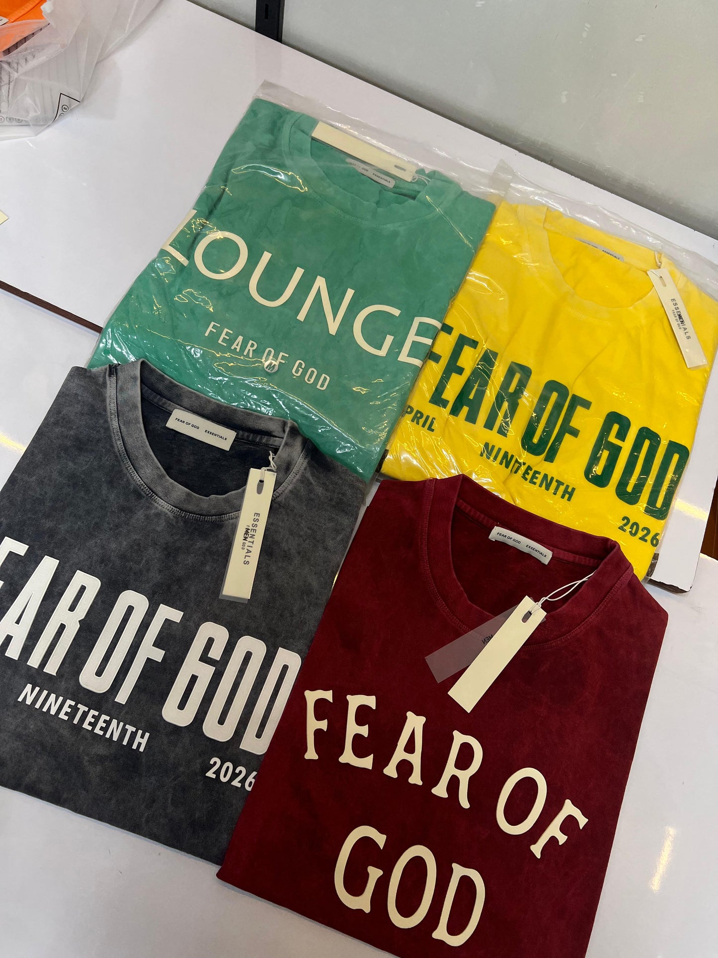 Essentails Raw Tshirts