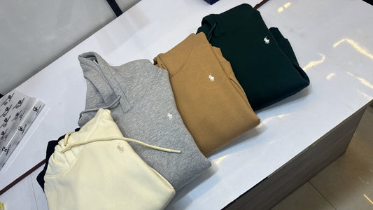 Rl Plain Polo Hoodies