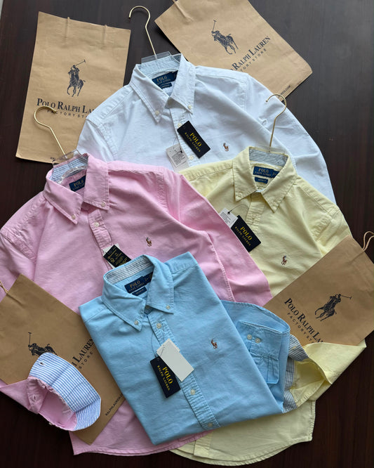 RL Plain Oxford Shirts